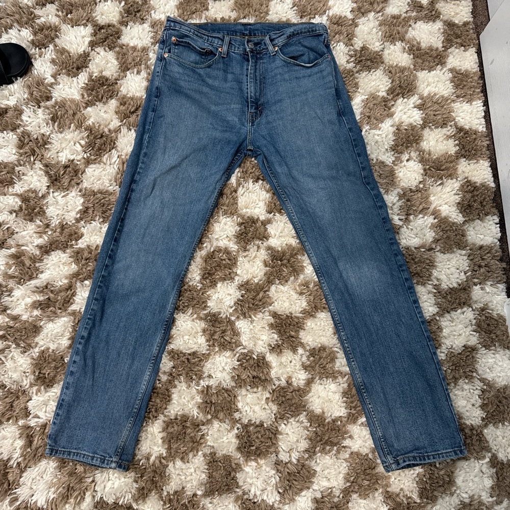 Levi's Men's Straight Jeans in Blue Denim